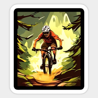 Mountain Bike Trailblazer, Sports Cycling Sticker